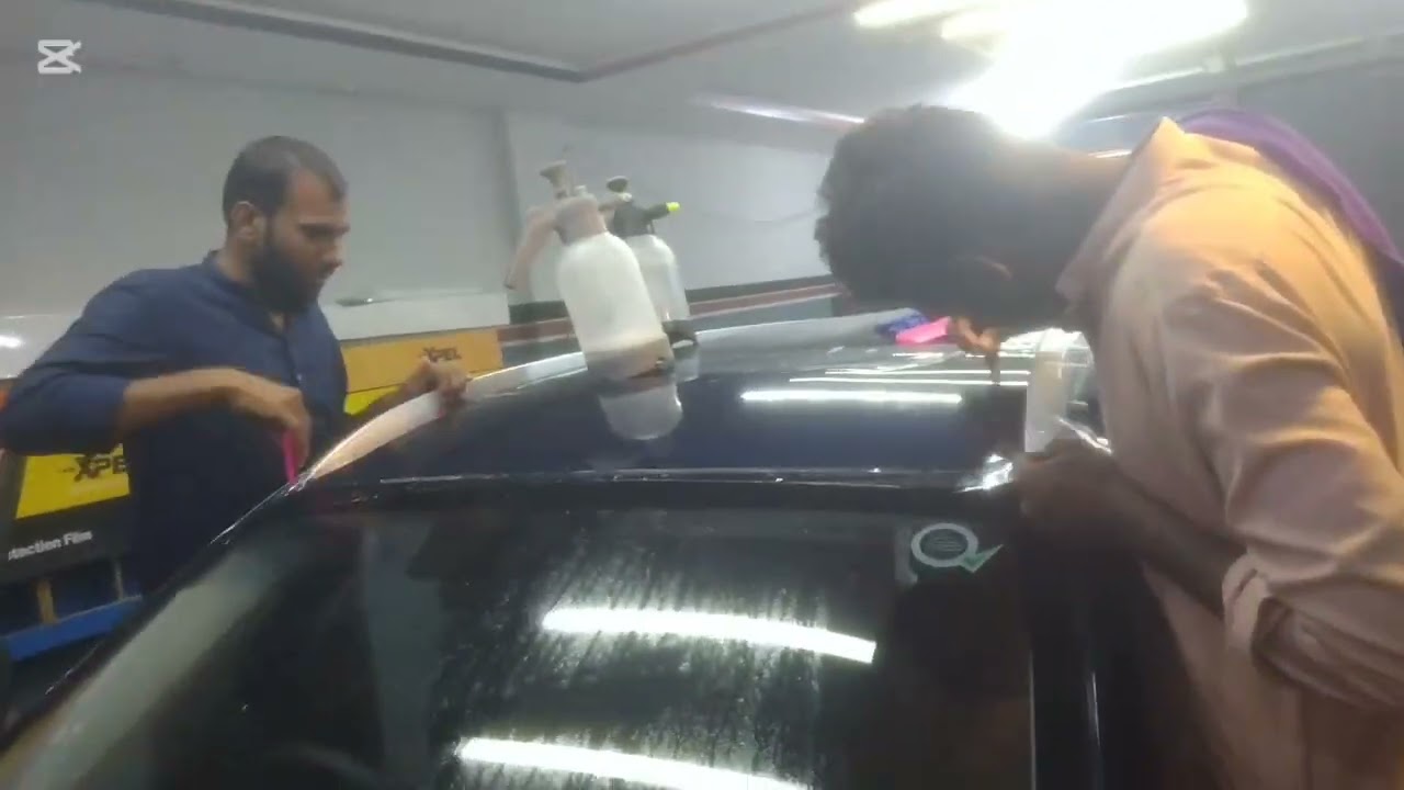 Paint protection film installation 