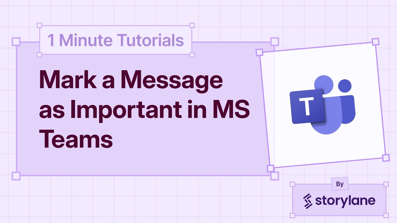 How to Mark a Message as Important in MS Teams? | 1-Minute Tutorials
