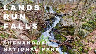 LANDS RUN FALLS | Shenandoah National Park | Virginia Waterfalls | Front Royal, Virginia