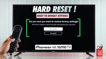 Pioneer Xumo TV: How to Hard Reset Back to Factory Settings!