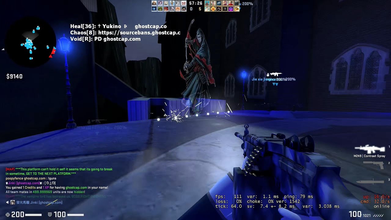 CSGO Zombie Escape ze_cv_losii_castle_siege_b4 GCG Server - YouTube