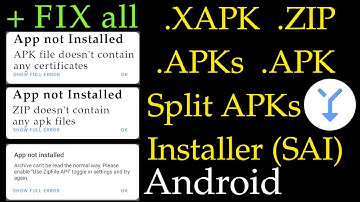 Split APK Installer (SAI) | Install Split APKs in Android | Install XAPK, APKs, ZIP files in Android