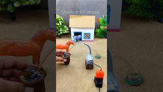 How to Small motor water pump project mini tractor making ideas # 770