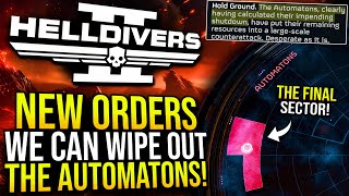 Helldivers 2 - New Orders! Will We Completely Destroy The Automatons?