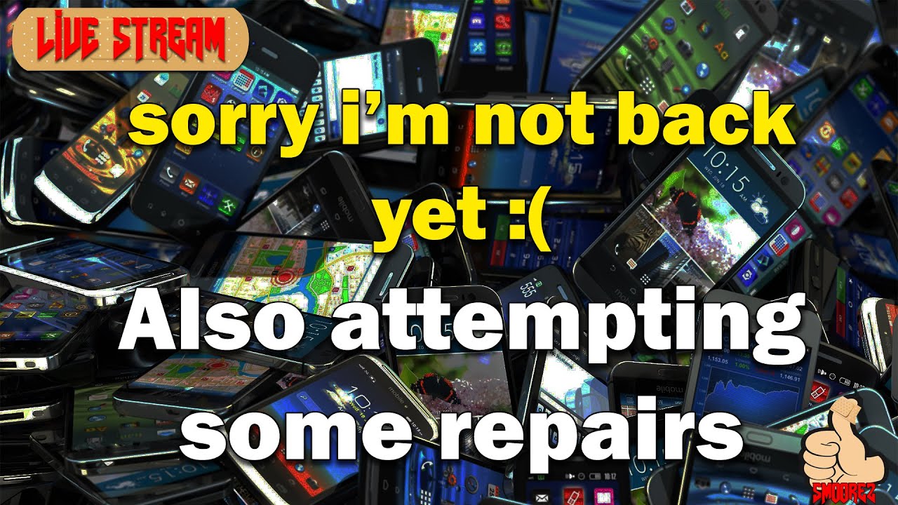 sorry I'm not back yet :(... I'll try get content out this month. Also repairing things ya - sorry, july was hectic. hopefully august is better!