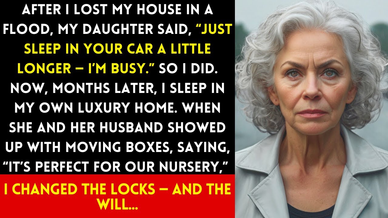 AFTER I LOST MY HOUSE, MY DAUGHTER SAID: JUST SLEEP IN YOUR CAR A LITTLE LONGER — I’M BUSY. NOW I…