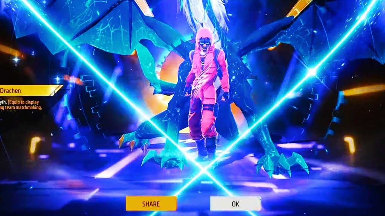 Dragon Arrival Animation | dragon animation free fire | new faded wheel free fire new eventff today