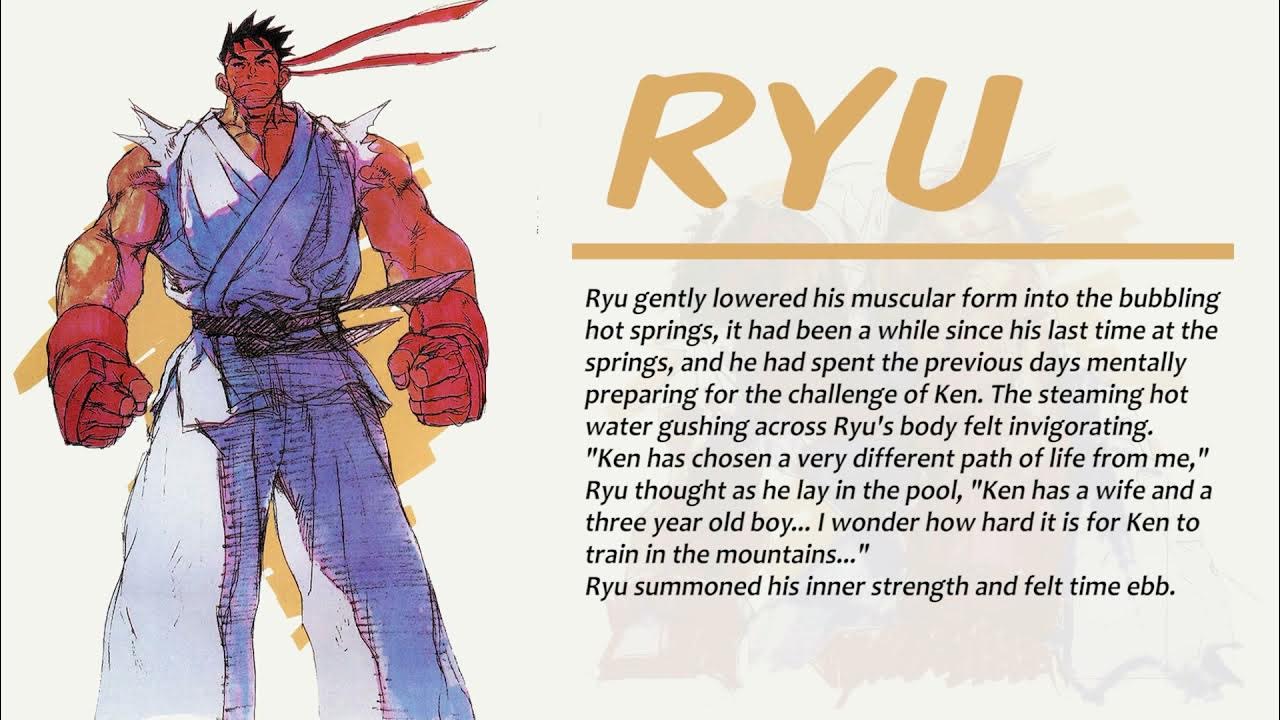 Ryu (Street Fighter), Character Profile Wikia