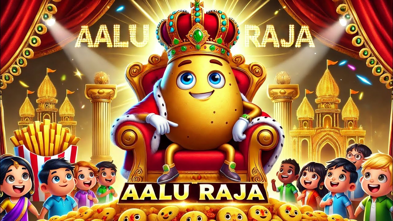 Aalu raja bade majedar | aalu raja cartoon | kids nursery rhymes ...
