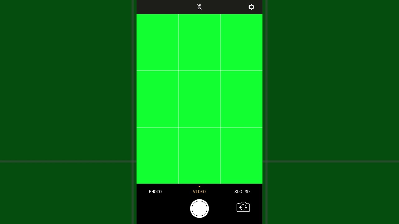 Camera Recording Overlay Green Screen