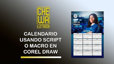 CALENDARIO 2024 EN COREL DRAW