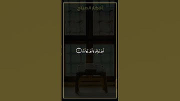 سورة الإخلاص بصوت القارئ ماهر المعيقلي 🫀🎧 (أذكار الصباح)