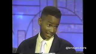 Video thumbnail of "Tevin Campbell Interview with Arsenio Hall (1990)"