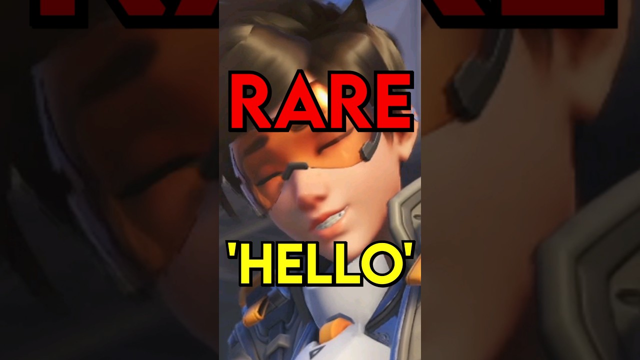 TRACER Has A RARE 'Hello' VOICELINE In Overwatch 2... #overwatch2 #overwatch #ow2 #ow