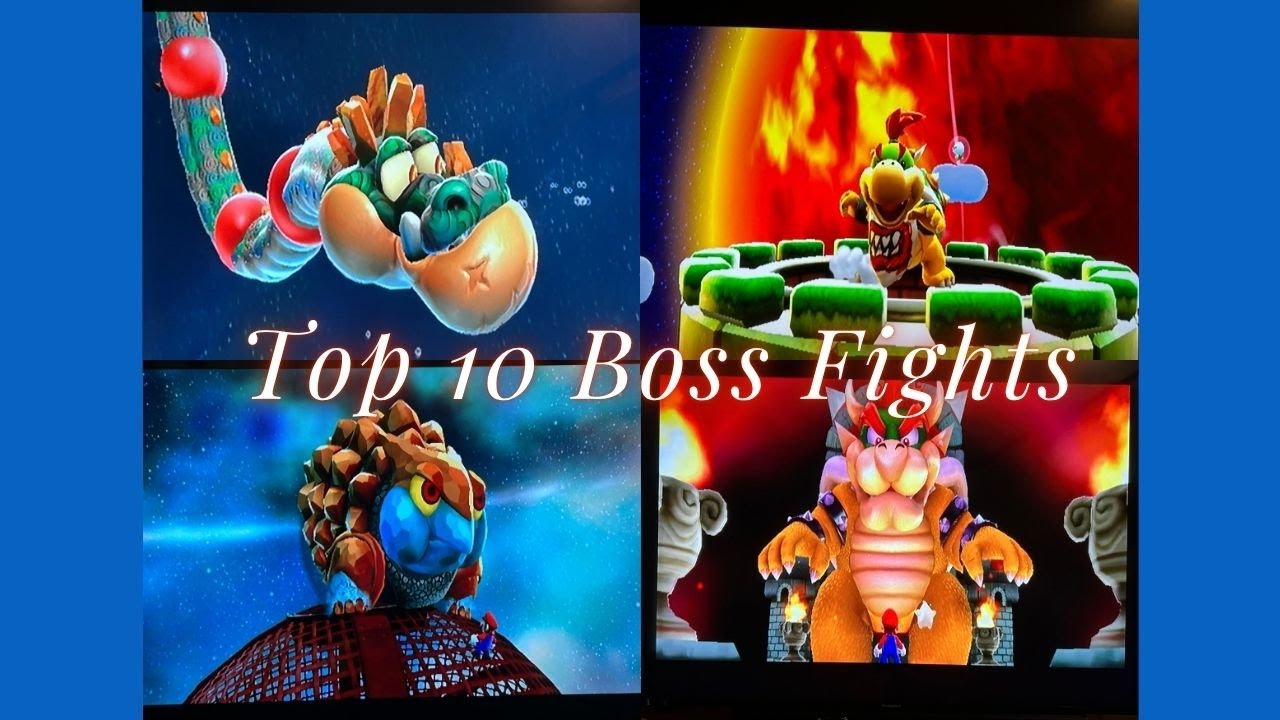 Top 10 Super Mario Galaxy 2 Boss Fights! - YouTube