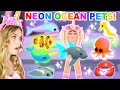 ALL THE *NEON* OCEAN PETS IN ADOPT ME! (ROBLOX)