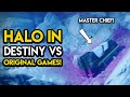 Halo In Destiny 2! Comparison Vs Original Games and All Easter Eggs You Missed!