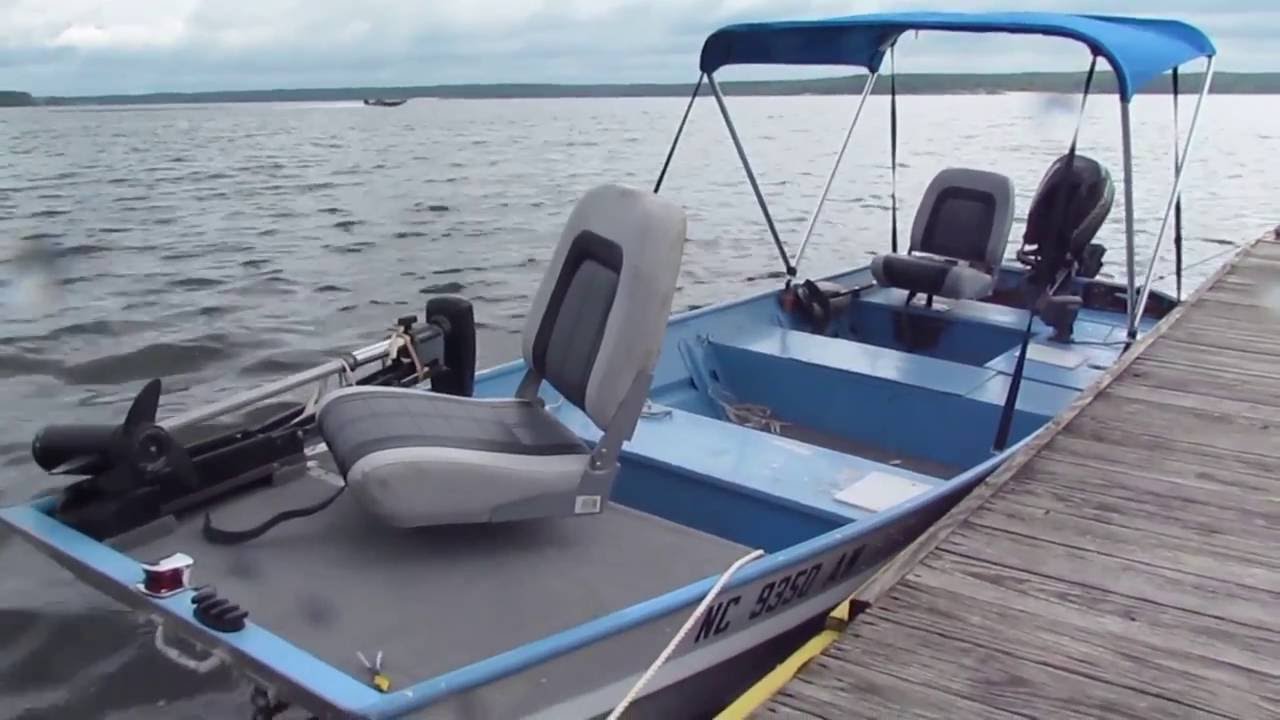 JON BOAT Jordan Lake Water Sports YouTube