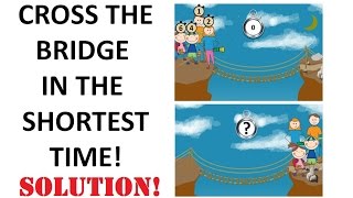 How Quick can Everyone Cross the Bridge? SOLUTION! screenshot 5