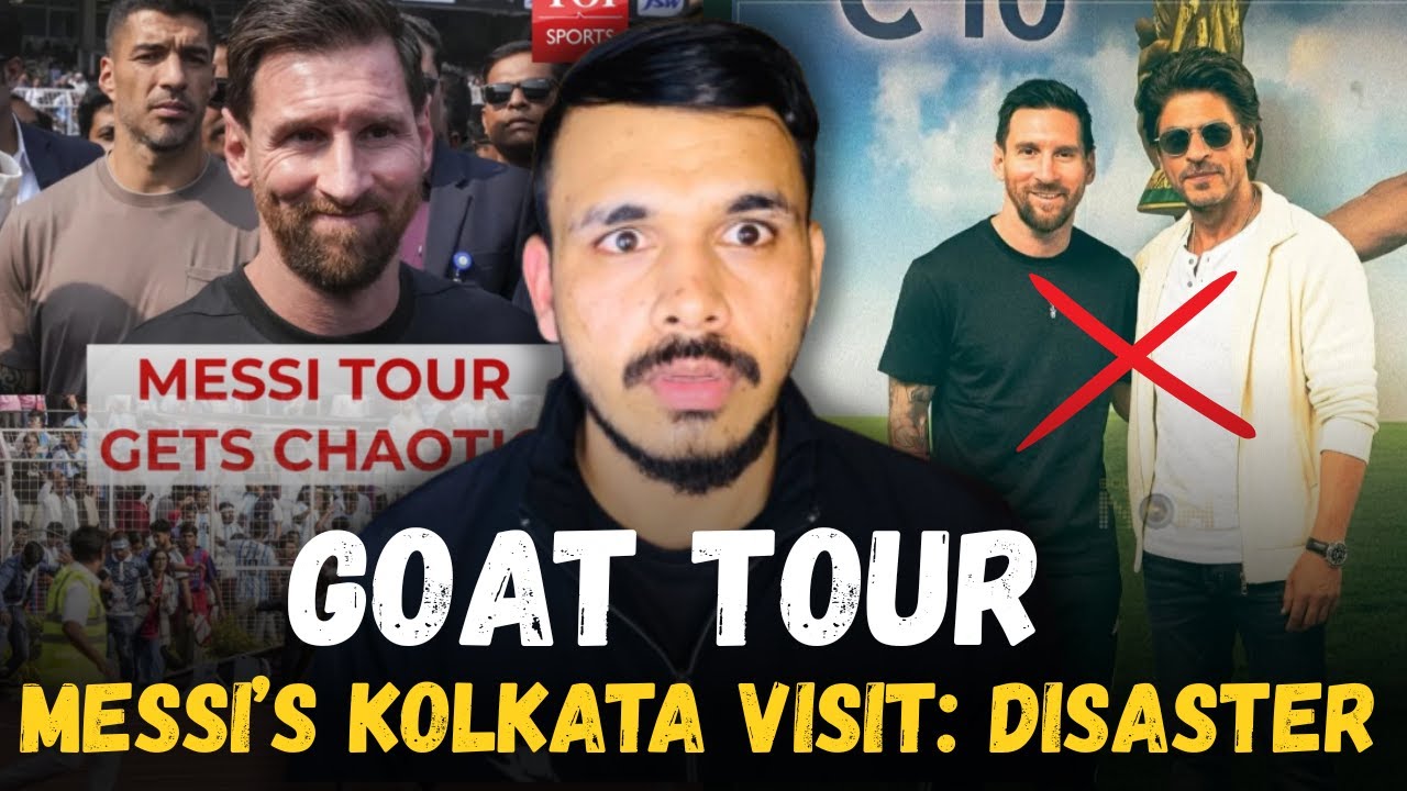MESSI IN KOLKATA TURNED INTO CHAOS 😱 | INDIA TOUR DISASTER EXPLAINED