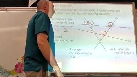 Math 10-3: 5.3 - Non-Parallel Lines and Transversals