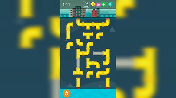 😇🤔how to solve😎 smart puzzles pipes level11🤗#braingames#pipes#puzzle