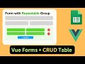 Form with Repeatable Group using Vue JS and Google Sheets | Part-II #vuejs #googlesheets