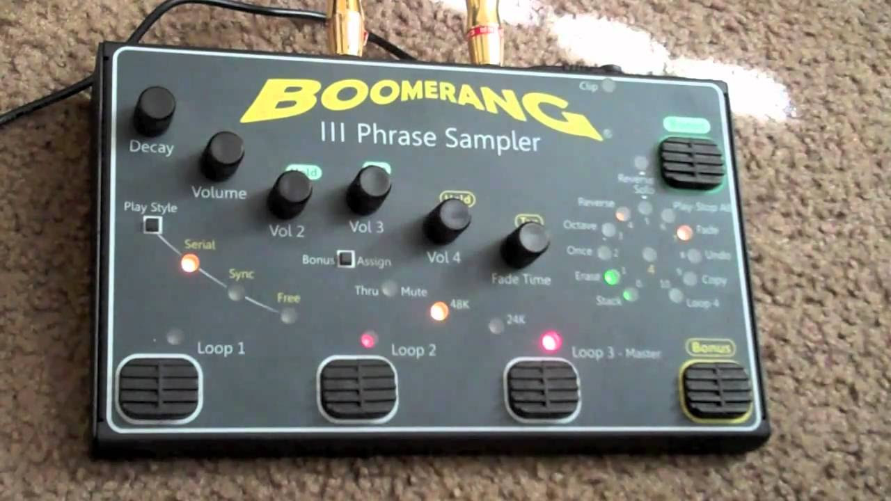 Boomerang III Phrase Sampler ルーパー