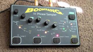 Boomerang III Phrase Sampler / Looper Demo Part 1 screenshot 1