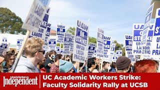 UC Academic Workers Strike: Faculty Solidarity Rally at UCSB
