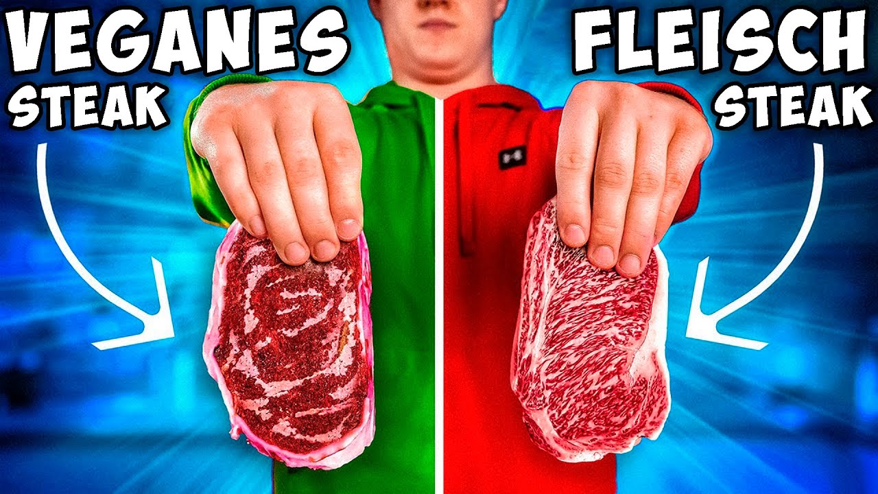 VEGANES STEAK vs FLEISCHSTEAK von VANZAI