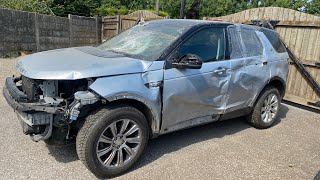 STOLEN POLICE TPAC WRECKED 2015 LAND ROVER DISCOVERY