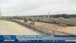 MoPac southbound lanes have shifted between 183 and 2222