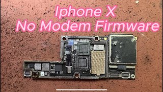 iphone x no modem firmware / no imei Repair / របៀបជួសជុល iphone x អត់សេវ៉ា