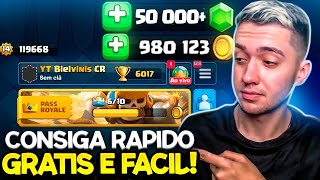 APRENDA NESSE VÍDEO COMO CONSEGUIR MUITO OURO E MAIS DE 50MIL GEMAS!