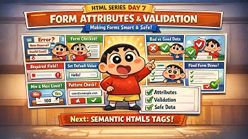 HTML Form Attributes & Validation Explained | Make Smart & Secure Forms (Beginner Guide)