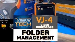 ViewTech Borescopes VJ-4 Folder Setup Instruction & Tutorial Video