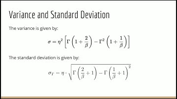 STAT 550 Video Project: Weibull Distribution