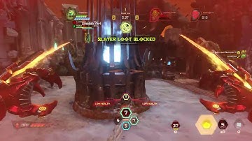 Doom Eternal Battlemode Demon gameplay on Penance map (feat. Dim885764, Buttburger111)