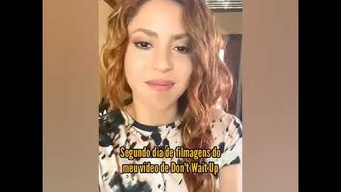 #TBT: Shakira nos bastidores do clipe de Don