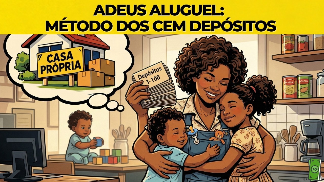 Como uma DONA DE CASA MÃE SOLTEIRA usou o MÉTODO DOS 100 DEPÓSITOS e DEU ENTRADA NA CASA PRÓPRIA