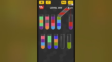 #new Water Color Sort Puzzle level 283 #WaterColorSortPuzzle #game #games