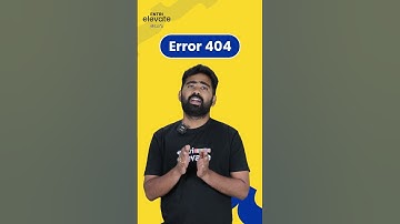 Error 404 | Coding with Entri Elevate Telugu | #shorts #softwaredeveloper #coding