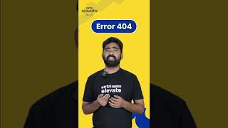 Error 404 | Coding with Entri Elevate Telugu | #shorts #softwaredeveloper #coding