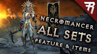 NECROMANCER GAMEPLAY: All sets! Legendary preview! (Diablo 3 2.6 beta)