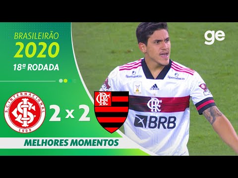 INTERNACIONAL 2 X 2 FLAMENGO | MELHORES MOMENTOS | 18ª RODADA BRASILEIRÃO 2020 | ge.globo