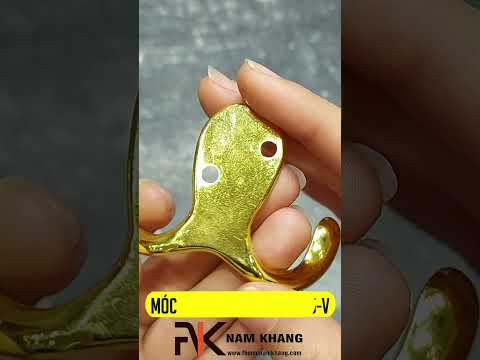 M&oacute;c Gắn Tường Dạng Đ&ocirc;i M&agrave;u V&agrave;ng NK125-V