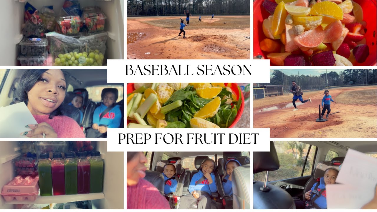 BASEBALL SEASON PREP FOR FRUIT DIET!!! YouTube