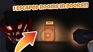 EXITING The ROOMS In Roblox DOORS!!! | A-200 Exit (No Commentary)