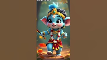 🙏 Lord Krishna Transforms 🙏 #magic #fusion #aishorts #lordkrishna #igt #harekrishna